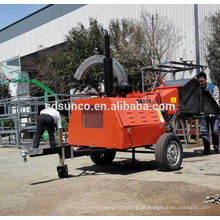 trator de fazenda implementar máquina trituradora de madeira